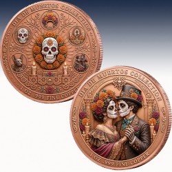 1 x 1 oz Copper Round Private Mint...
