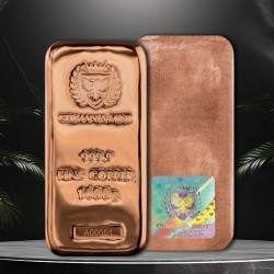 1 x 1000g Copper Bar Germania Mint...