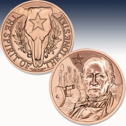 1 x 1 oz Copper Round Intaglio Mint...