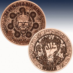 1 x 1 oz Copper Round Intaglio Mint...