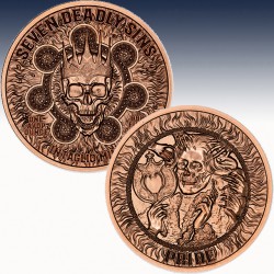 1 x 1 oz Copper Round Intaglio Mint...
