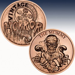 1 x 1 oz Copper Round Intaglio Mint...
