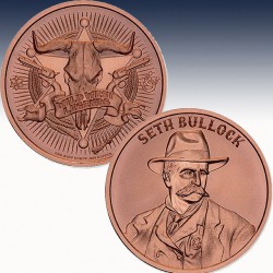 1 x 1 oz Copper Round Intaglio Mint...