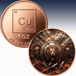 1 x 1 oz Copper Round Private Mint...