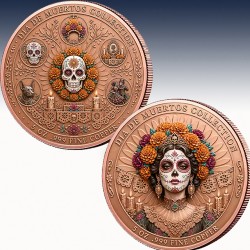1 x 5 Oz Copper Round Private Mint...