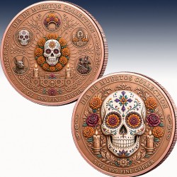 1 x 5 Oz Copper Round Private Mint...