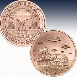 1 x 1 oz Copper Round Intaglio Mint...