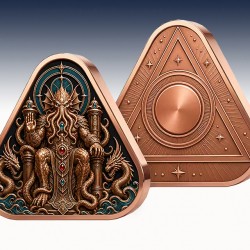 1 x 1 oz Copper Trianglebar Private...