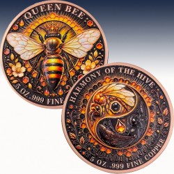 1 x 5 Oz Copper Round Private Mint...