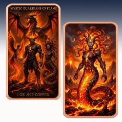 1 x 1 oz Copper Bar Private Mint...
