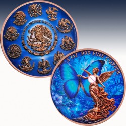 1 x 5 Oz Copper Round Private Mint...