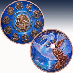 1 x 5 Oz Copper Round Private Mint...