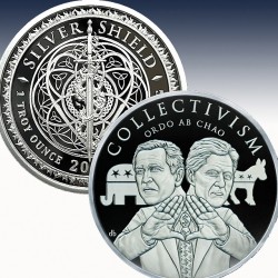 1 x 1 oz Silver Round Silver Shield...
