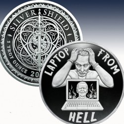 1 x 1 oz Silverround Silver Shield...