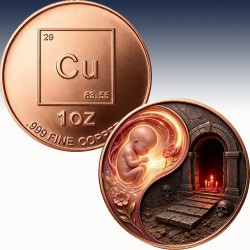 1 x 1 oz Copper Round Private Mint...