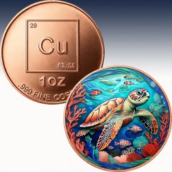 1 x 1 oz Copper Round Private Mint...