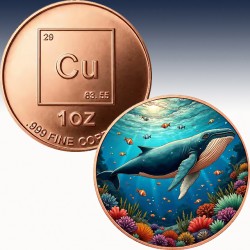 1 x 1 oz Copper Round Private Mint...