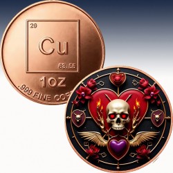 1 x 1 oz Copper Round Private Mint...