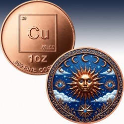 1 x 1 oz Copper Round Private Mint...