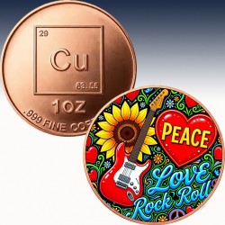 1 x 1 oz Copper Round Private Mint...