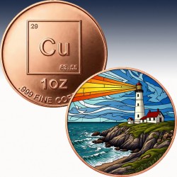 1 x 1 oz Copper Round Private Mint...