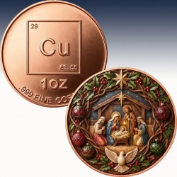 1 x 1 oz Copper Round Private Mint...