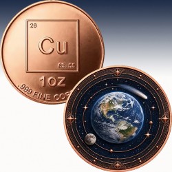 1 x 1 oz Copper Round Private Mint...