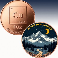 1 x 1 oz Copper Round Private Mint...