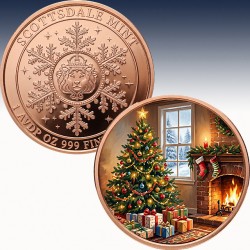 1 x 1 oz Copper Round Scottsdale Mint...