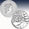 1 x 1 oz Silbermünze 1$ Tuvalu "Marvel Comics - HULK 2019" -BU-*