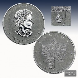1 x 1 Oz Silber 5$ Maple Leaf "Privy...